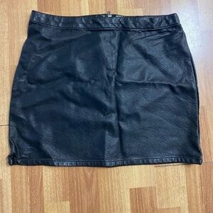 Forever 21 leather skirt